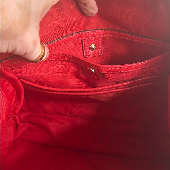 Rare Tory Burch Vibrant Red Satchel - Picture 7 of 7
